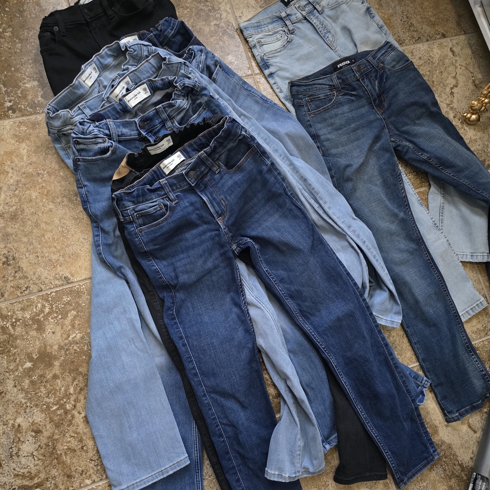 Abercrombie Kids Jeans - Black, Light Blue, Dark Blue